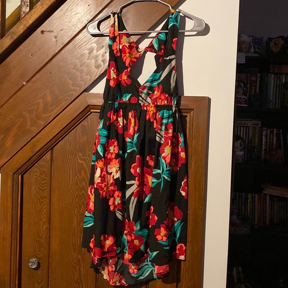 Roxy Floral Halter Dress